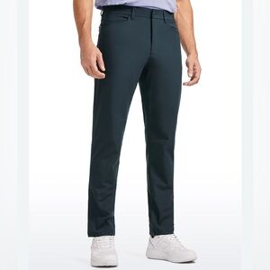 Mens Black Work Golf Pants 32x32 CRZ YOGA Casual All Day Comfy Active